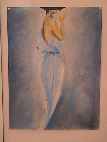 la dame en bleu